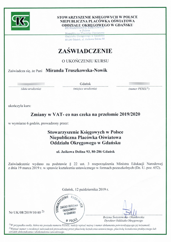 Certificate 6