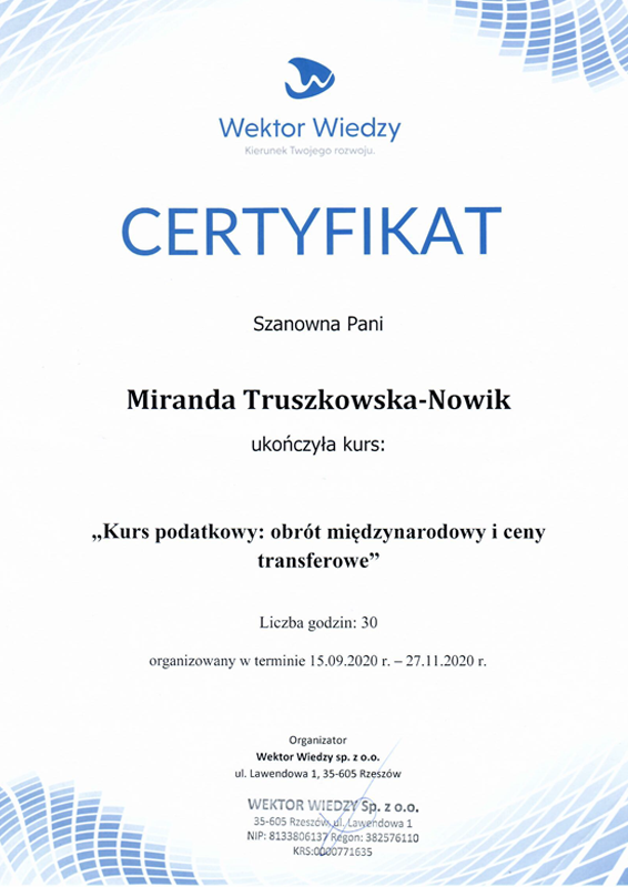 Certificate 7